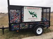 Aluminum Can Collection Trailer