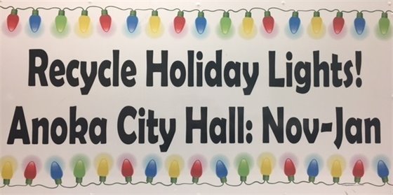 Recycle holiday lights 