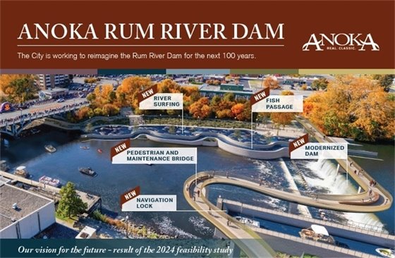 Anoka Rum River Dam Reimagined  