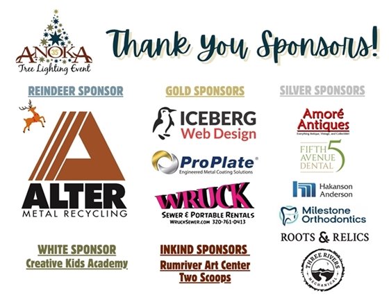 This is a graphic showing the logos of all of the event sponsors.  