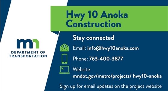 Hwy 10 Project Contact Information 